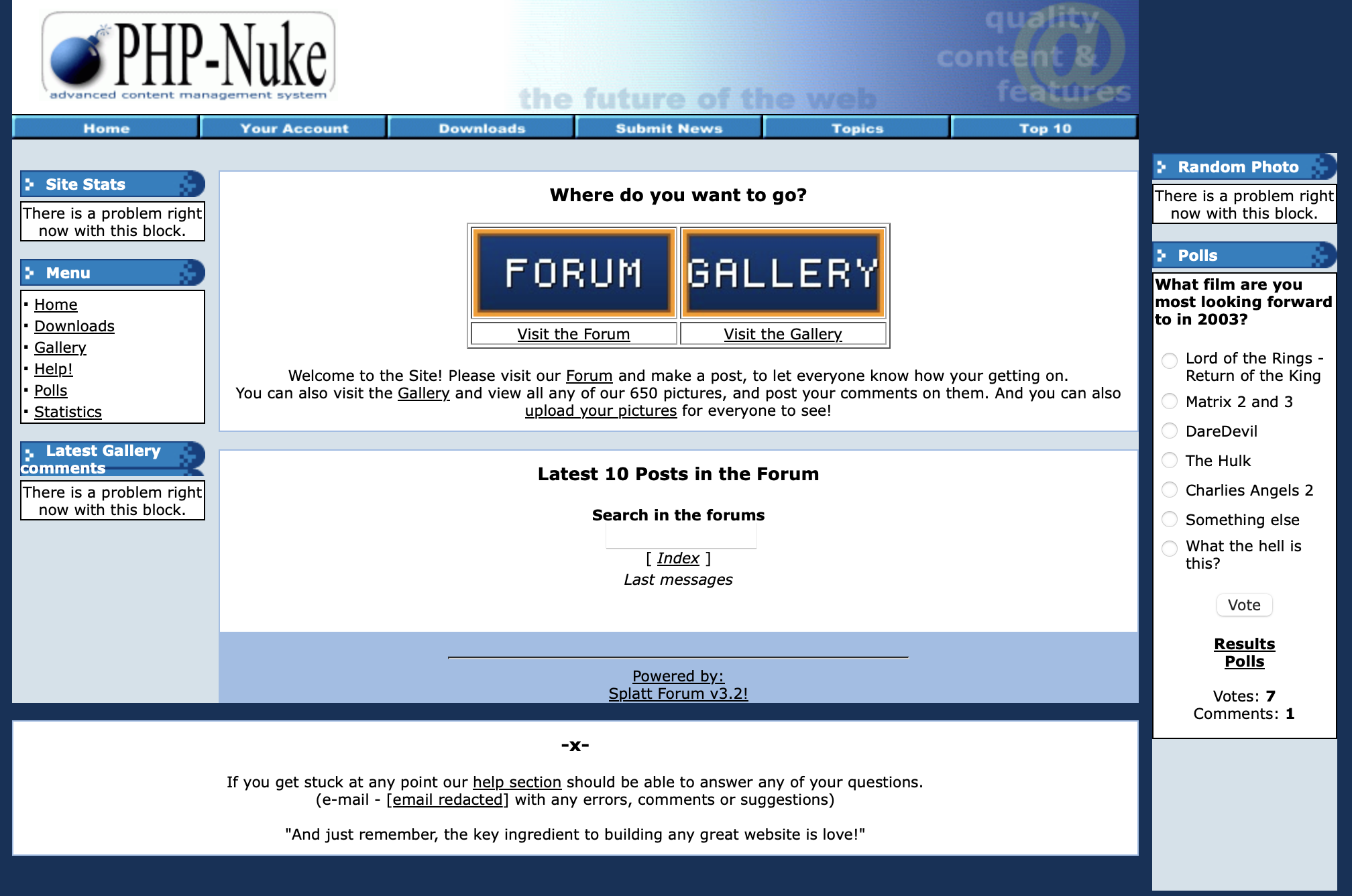 Screenshot of Era 2 (2002-2003)